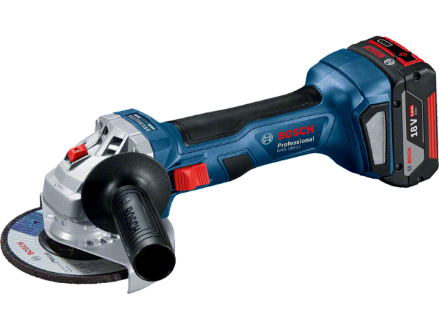 Akumulatorski kotni brusilnik Bosch GWS 180-LI, 18V, M14, 125mm, 1.6kg, 06019H9021